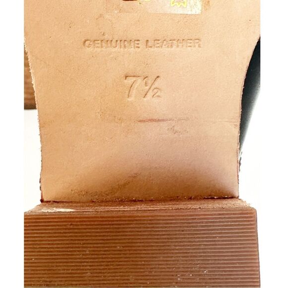 Madewell Brady Ankle Bootie Black Leather Lowcut Size 7.5 - Picture 7 of 10